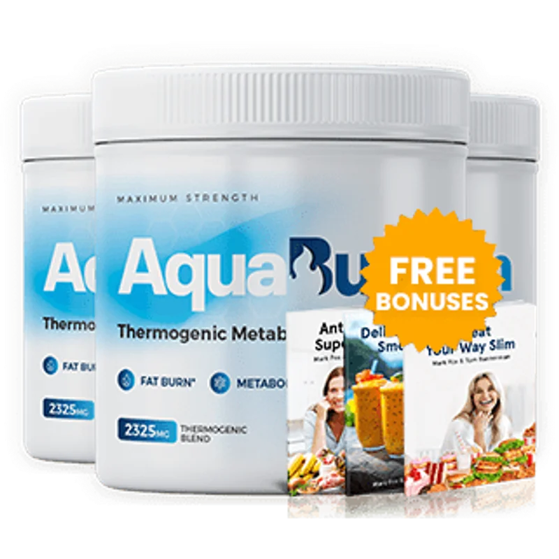 Aquaburn Weight Management Health — 3 Bottle / 90 Day Pack